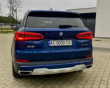 Синий БМВ Х5, объемом двигателя 3 л и пробегом 80 тыс. км за 45000 $, фото 1 на Automoto.ua