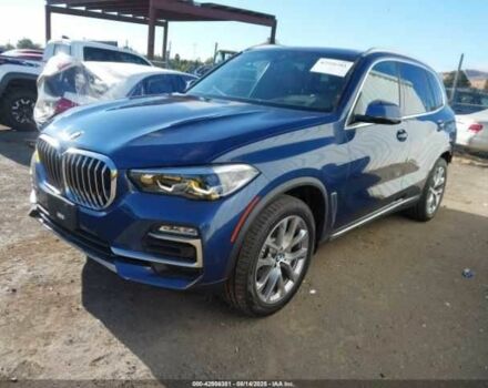 Синий БМВ Х5, объемом двигателя 3 л и пробегом 46 тыс. км за 412 $, фото 1 на Automoto.ua