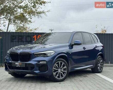 Синий БМВ Х5, объемом двигателя 3 л и пробегом 81 тыс. км за 63800 $, фото 1 на Automoto.ua