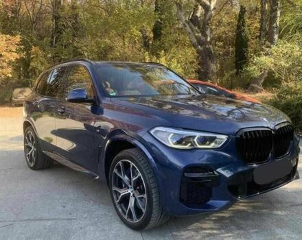Синий БМВ Х5, объемом двигателя 3 л и пробегом 56 тыс. км за 32100 $, фото 1 на Automoto.ua