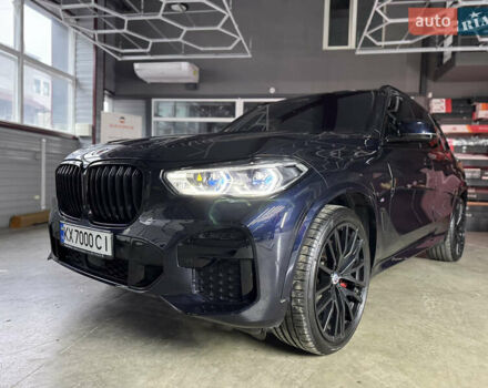 Синий БМВ Х5, объемом двигателя 3 л и пробегом 56 тыс. км за 72900 $, фото 2 на Automoto.ua