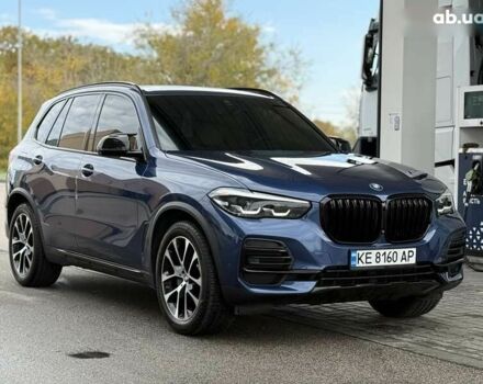Синій БМВ Х5, об'ємом двигуна 3 л та пробігом 46 тис. км за 57500 $, фото 1 на Automoto.ua