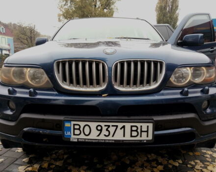 Синий БМВ Х5, объемом двигателя 3 л и пробегом 35 тыс. км за 11000 $, фото 1 на Automoto.ua