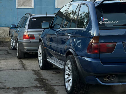 Синий БМВ Х5, объемом двигателя 4.4 л и пробегом 430 тыс. км за 7499 $, фото 1 на Automoto.ua