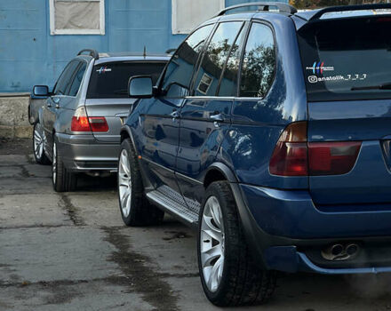 Синий БМВ Х5, объемом двигателя 4.4 л и пробегом 430 тыс. км за 7499 $, фото 1 на Automoto.ua