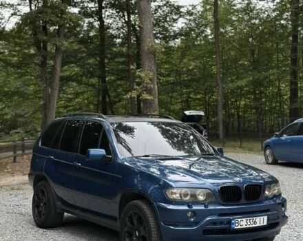 Синий БМВ Х5, объемом двигателя 4.4 л и пробегом 395 тыс. км за 5921 $, фото 1 на Automoto.ua