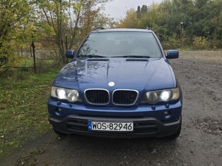 Синій БМВ Х5, об'ємом двигуна 3 л та пробігом 340 тис. км за 4300 $, фото 1 на Automoto.ua
