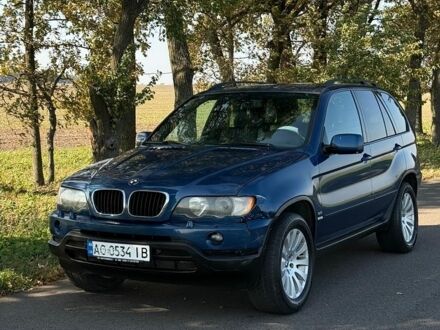 Синій БМВ Х5, об'ємом двигуна 2.98 л та пробігом 245 тис. км за 5700 $, фото 1 на Automoto.ua