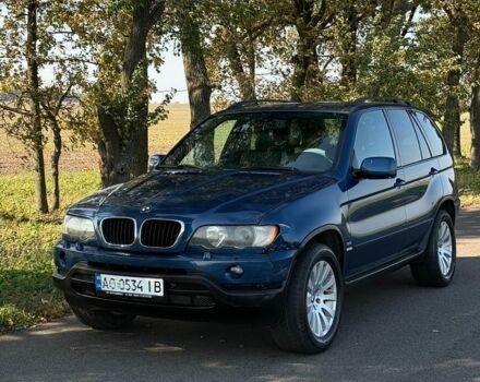 Синий БМВ Х5, объемом двигателя 2.98 л и пробегом 245 тыс. км за 5700 $, фото 1 на Automoto.ua