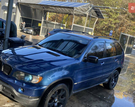 Синий БМВ Х5, объемом двигателя 4.4 л и пробегом 259 тыс. км за 10000 $, фото 1 на Automoto.ua