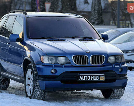 Синий БМВ Х5, объемом двигателя 4.62 л и пробегом 267 тыс. км за 8500 $, фото 1 на Automoto.ua