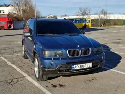 Синій БМВ Х5, об'ємом двигуна 3 л та пробігом 300 тис. км за 6950 $, фото 1 на Automoto.ua