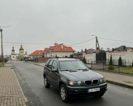 Синий БМВ Х5, объемом двигателя 0 л и пробегом 222 тыс. км за 3850 $, фото 1 на Automoto.ua