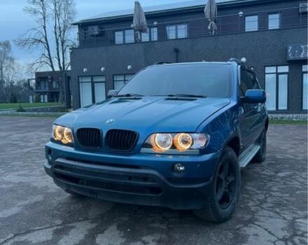 Синий БМВ Х5, объемом двигателя 3 л и пробегом 250 тыс. км за 5150 $, фото 1 на Automoto.ua