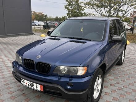 Синій БМВ Х5, об'ємом двигуна 3 л та пробігом 371 тис. км за 3498 $, фото 1 на Automoto.ua