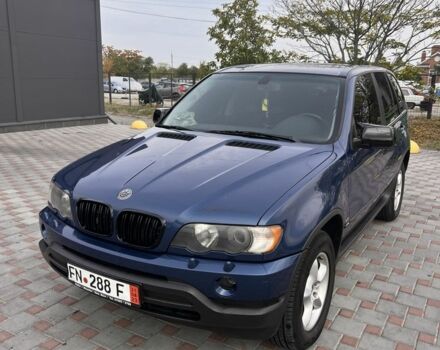 Синий БМВ Х5, объемом двигателя 3 л и пробегом 371 тыс. км за 3498 $, фото 1 на Automoto.ua