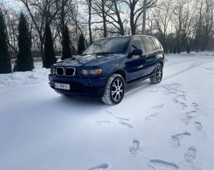 Синий БМВ Х5, объемом двигателя 2.9 л и пробегом 376 тыс. км за 8400 $, фото 1 на Automoto.ua
