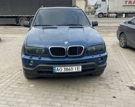 Синий БМВ Х5, объемом двигателя 2.9 л и пробегом 400 тыс. км за 6900 $, фото 1 на Automoto.ua