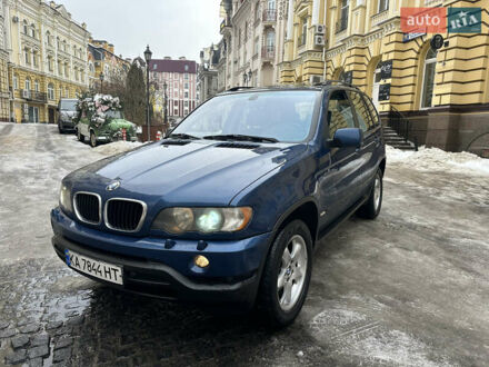 Синий БМВ Х5, объемом двигателя 2.98 л и пробегом 173 тыс. км за 8400 $, фото 1 на Automoto.ua