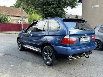 Синий БМВ Х5, объемом двигателя 2.9 л и пробегом 380 тыс. км за 6850 $, фото 1 на Automoto.ua