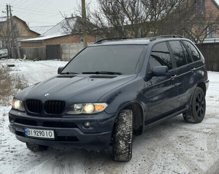 Синий БМВ Х5, объемом двигателя 3 л и пробегом 430 тыс. км за 8500 $, фото 1 на Automoto.ua