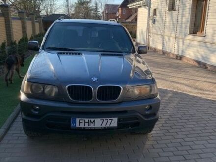 Синій БМВ Х5, об'ємом двигуна 3 л та пробігом 280 тис. км за 5500 $, фото 1 на Automoto.ua