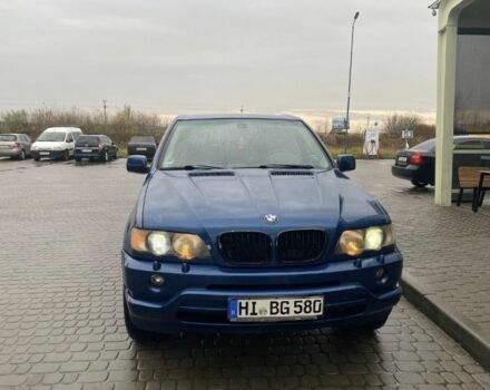 Синий БМВ Х5, объемом двигателя 3 л и пробегом 340 тыс. км за 5254 $, фото 1 на Automoto.ua