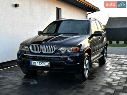 Синій БМВ Х5, об'ємом двигуна 2.99 л та пробігом 380 тис. км за 8900 $, фото 1 на Automoto.ua