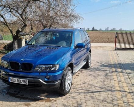 Синий БМВ Х5, объемом двигателя 3 л и пробегом 311 тыс. км за 4003 $, фото 1 на Automoto.ua