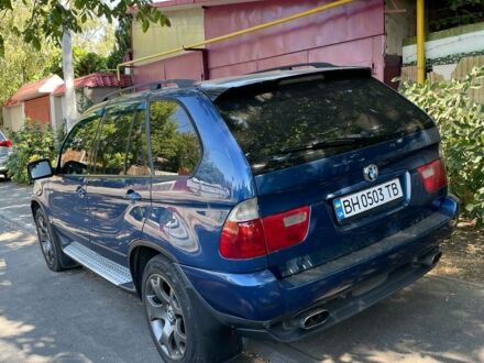 Синий БМВ Х5, объемом двигателя 4.4 л и пробегом 380 тыс. км за 8000 $, фото 1 на Automoto.ua