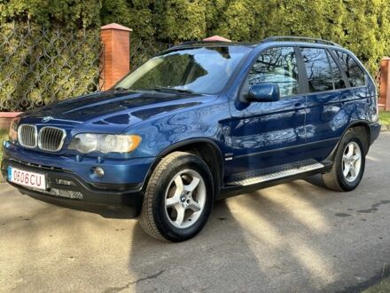 Синій БМВ Х5, об'ємом двигуна 3 л та пробігом 316 тис. км за 3900 $, фото 1 на Automoto.ua