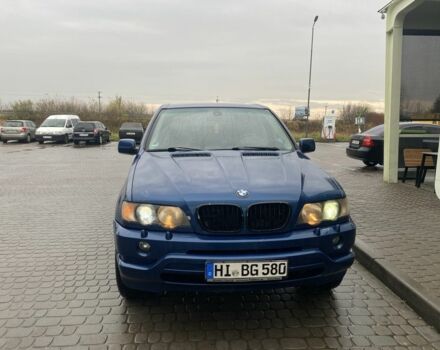 Синій БМВ Х5, об'ємом двигуна 3 л та пробігом 340 тис. км за 4499 $, фото 1 на Automoto.ua