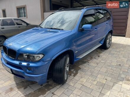 Синій БМВ Х5, об'ємом двигуна 4.4 л та пробігом 306 тис. км за 9300 $, фото 1 на Automoto.ua