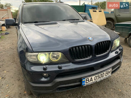 Синий БМВ Х5, объемом двигателя 2.99 л и пробегом 480 тыс. км за 10900 $, фото 1 на Automoto.ua