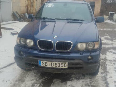 Синий БМВ Х5, объемом двигателя 3.22 л и пробегом 400 тыс. км за 3000 $, фото 1 на Automoto.ua