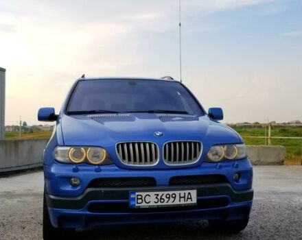 Синий БМВ Х5, объемом двигателя 4.8 л и пробегом 235 тыс. км за 15500 $, фото 1 на Automoto.ua