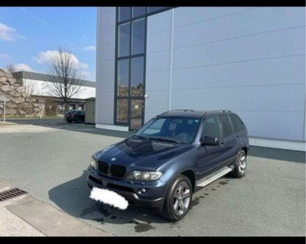 Синий БМВ Х5, объемом двигателя 3 л и пробегом 433 тыс. км за 6100 $, фото 1 на Automoto.ua