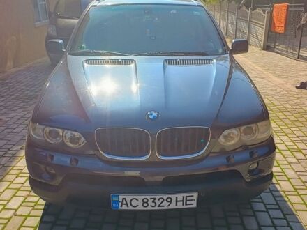 Синий БМВ Х5, объемом двигателя 2.99 л и пробегом 364 тыс. км за 11400 $, фото 1 на Automoto.ua
