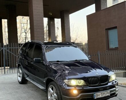 Синий БМВ Х5, объемом двигателя 4.4 л и пробегом 346 тыс. км за 8300 $, фото 1 на Automoto.ua