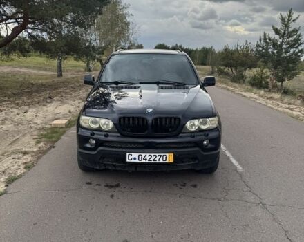 Синий БМВ Х5, объемом двигателя 3 л и пробегом 419 тыс. км за 5400 $, фото 1 на Automoto.ua