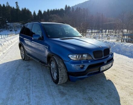 Синий БМВ Х5, объемом двигателя 3 л и пробегом 361 тыс. км за 12200 $, фото 1 на Automoto.ua