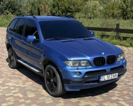 Синій БМВ Х5, об'ємом двигуна 3 л та пробігом 325 тис. км за 4100 $, фото 1 на Automoto.ua