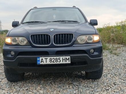 Синий БМВ Х5, объемом двигателя 3 л и пробегом 270 тыс. км за 6508 $, фото 1 на Automoto.ua
