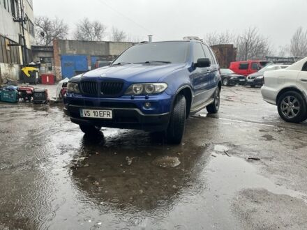 Синій БМВ Х5, об'ємом двигуна 3 л та пробігом 3 тис. км за 5500 $, фото 1 на Automoto.ua