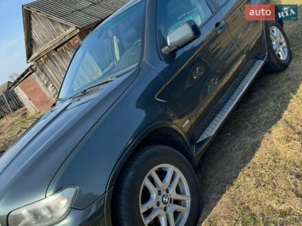 Синий БМВ Х5, объемом двигателя 3 л и пробегом 400 тыс. км за 5600 $, фото 1 на Automoto.ua