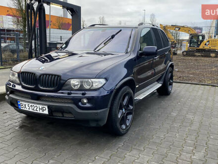 Синій БМВ Х5, об'ємом двигуна 2.99 л та пробігом 362 тис. км за 12600 $, фото 1 на Automoto.ua