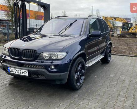 Синий БМВ Х5, объемом двигателя 2.99 л и пробегом 362 тыс. км за 12600 $, фото 1 на Automoto.ua