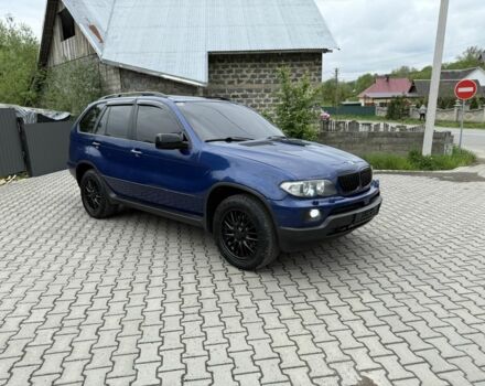 Синий БМВ Х5, объемом двигателя 3 л и пробегом 280 тыс. км за 5499 $, фото 1 на Automoto.ua