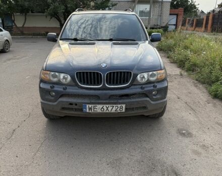Синій БМВ Х5, об'ємом двигуна 3 л та пробігом 171 тис. км за 6000 $, фото 1 на Automoto.ua