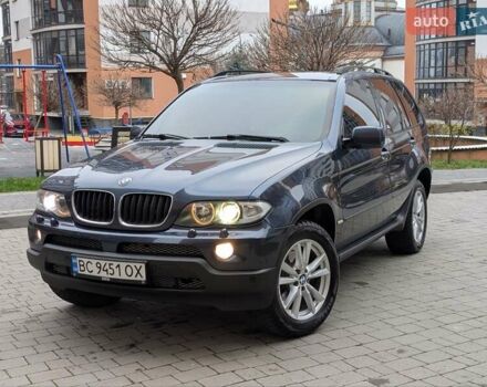 Синий БМВ Х5, объемом двигателя 3 л и пробегом 362 тыс. км за 12700 $, фото 1 на Automoto.ua